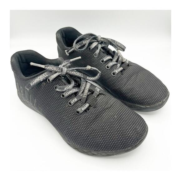 NoBull Superfabric Unisex Trainer Workout Sneaker Black on Black M 7.5/ W 9 - Picture 2 of 9